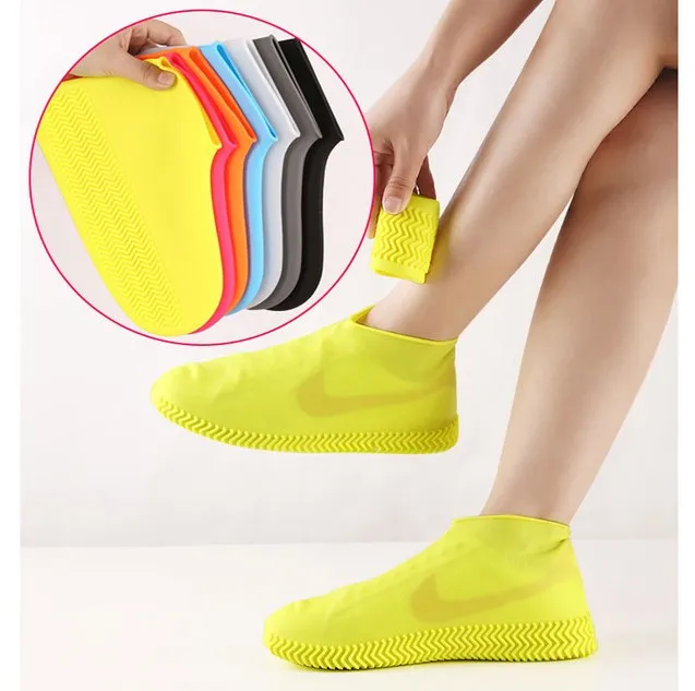 LOVE'N Silicone Water Resistant Reusable Shoe Protector Covers Non-Slip Waterproof Multicolor Shoe Covers LV466S, Black,yellow,blue,pink
LOVE'N Silicone Water Resistant Reusable Shoe Protector Covers Non-Slip Waterproof Multicolor Shoe Covers LV466S, Black,yellow,blue,pink
