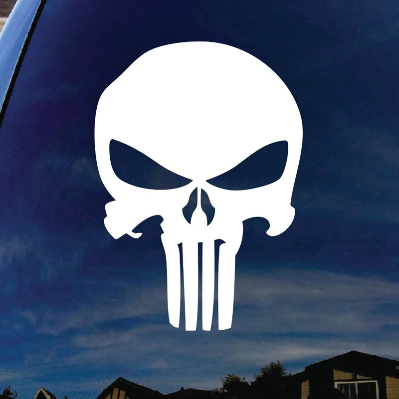 Punisher Stickers Skull Die Cut Vinyl Decal bumper truck Window motorcycle Car Sticker decal, 12 colors
Punisher Stickers Skull Die Cut Vinyl Decal bumper truck Window motorcycle Car Sticker decal, 12 colors
