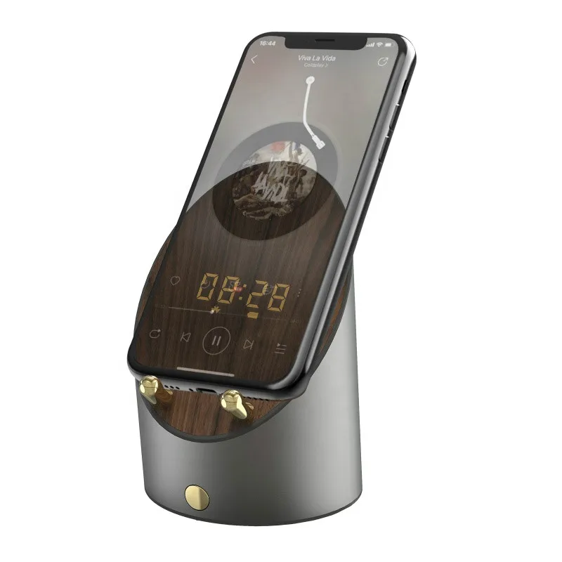 KAWOO Portable Mini Clock Wireless Stereo Loudspeaker Amplifies Induction Speaker Wireless Speaker & Induction Speaker, 2 in 1
KAWOO Portable Mini Clock Wireless Stereo Loudspeaker Amplifies Induction Speaker Wireless Speaker & Induction Speaker, 2 in 1