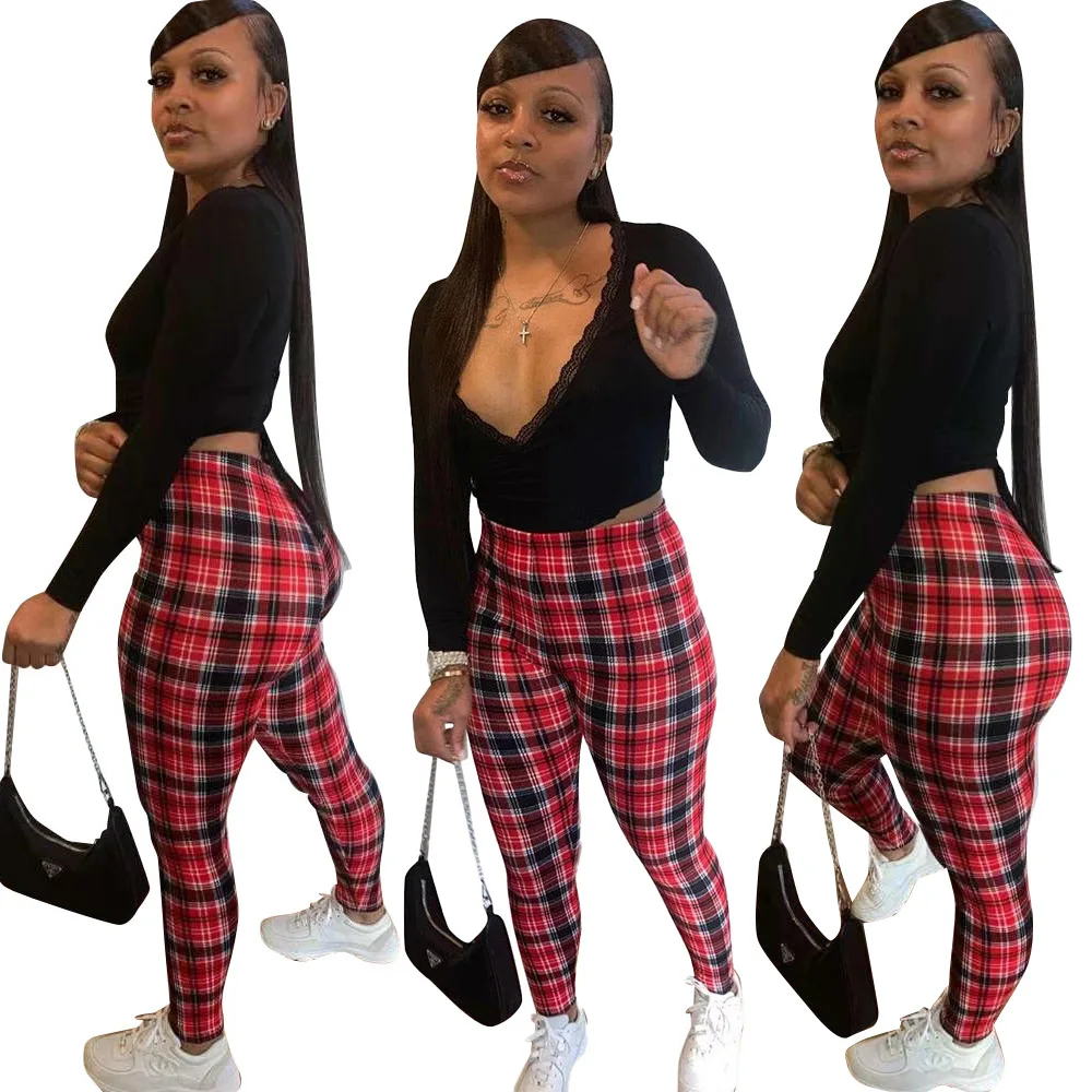 2021 New Arrivals Fashion Women Casual Lace Deep V-Neck Long Sleeve Solid Crop Plaid Pants 2 Pieces Set Outfit Jumpsuit, Picture show
2021 New Arrivals Fashion Women Casual Lace Deep V-Neck Long Sleeve Solid Crop Plaid Pants 2 Pieces Set Outfit Jumpsuit, Picture show