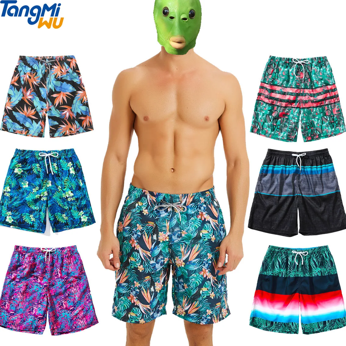 2021 new product Floral Printed polyester summer shorts mesh liner plus size surf swim trunks men
2021 new product Floral Printed polyester summer shorts mesh liner plus size surf swim trunks men