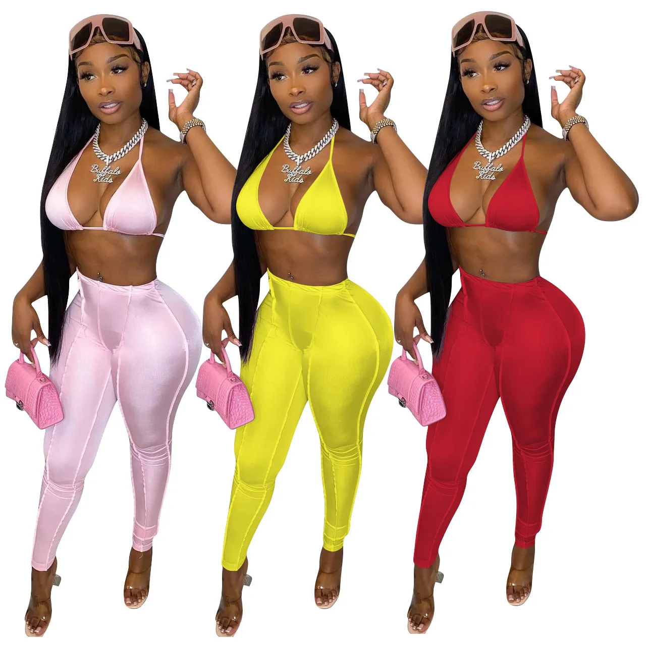 FS4606A Wholesale Women Clothing Vendor Fashion Solid Color Two Piece Pants Set
FS4606A Wholesale Women Clothing Vendor Fashion Solid Color Two Piece Pants Set
