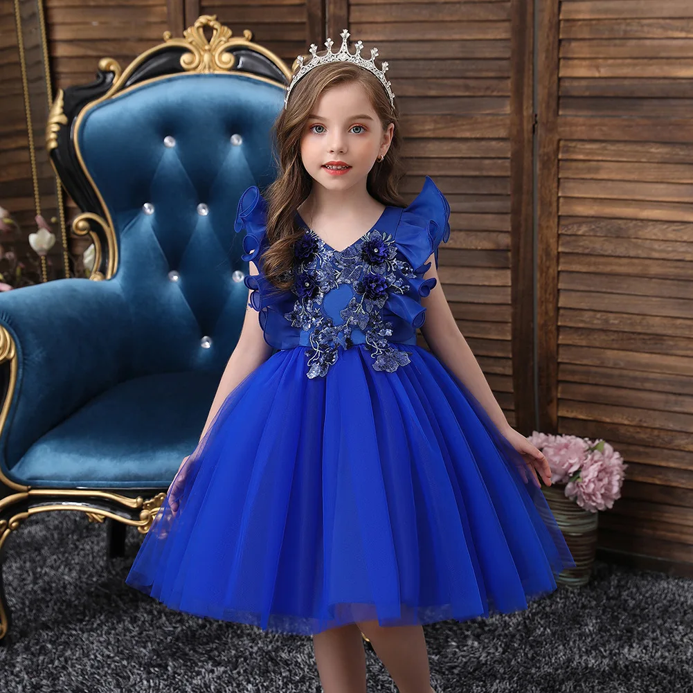 Beautiful girl 2-10 years old embroidery princess dress flower girl party dress birthday children's wear Halloween pettiskirt, Yellow ,purple ,pink ,blue ,red
Beautiful girl 2-10 years old embroidery princess dress flower girl party dress birthday children's wear Halloween pettiskirt, Yellow ,purple ,pink ,blue ,red
