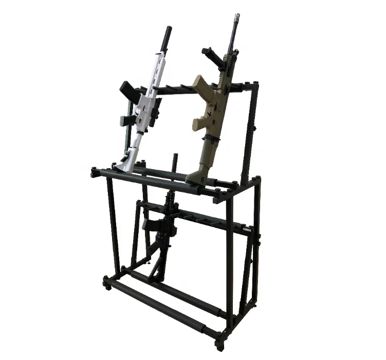 Double layer 14 seats hunting airsoft tactical gun rifle maintenance cradle shot gun smith rest stand rifle holder rack
Double layer 14 seats hunting airsoft tactical gun rifle maintenance cradle shot gun smith rest stand rifle holder rack