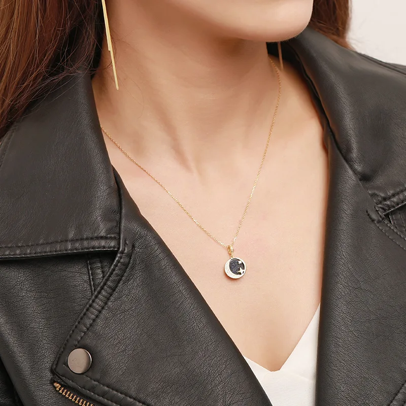 Factory wholesale Purplish stone pendant necklace for women sterling silver 925 gold fashion moon star round necklace jewelry
Factory wholesale Purplish stone pendant necklace for women sterling silver 925 gold fashion moon star round necklace jewelry