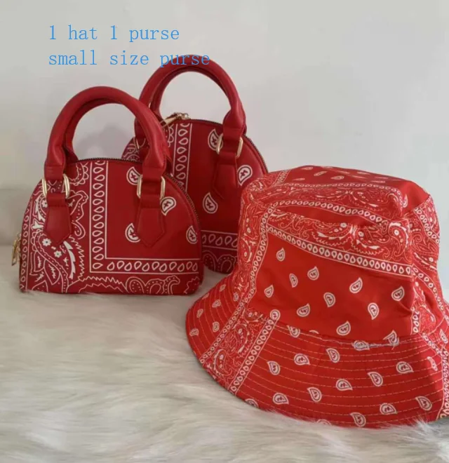 New Arrivals 2021 Bucket Hats and Bandana Purse Set Women Hand Bags Ladies Luxury Handbags for Women
New Arrivals 2021 Bucket Hats and Bandana Purse Set Women Hand Bags Ladies Luxury Handbags for Women