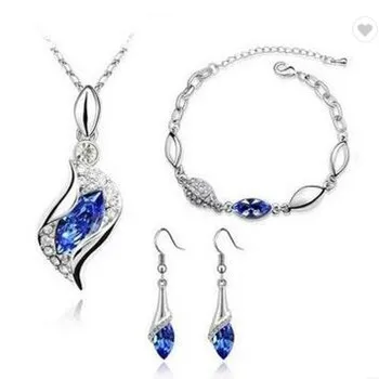 Fashion Austrian Crystal Drop Jewelry Set Angel Eyes (multicolor) Necklace Bracelet Earrings Set High Quality Earrings Set
Fashion Austrian Crystal Drop Jewelry Set Angel Eyes (multicolor) Necklace Bracelet Earrings Set High Quality Earrings Set