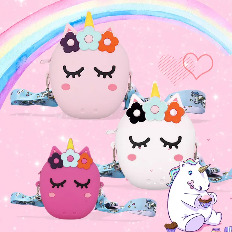 Kid girl Cute unicorn Cartoon Coin Purses mini purses and handbags children Princess Shoulder Bag
Kid girl Cute unicorn Cartoon Coin Purses mini purses and handbags children Princess Shoulder Bag