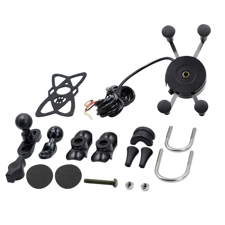 Hands Free Nagigation Phone Holder 9V-30V Fast Charger Motorcycle Truck Phone Ram Mount
Hands Free Nagigation Phone Holder 9V-30V Fast Charger Motorcycle Truck Phone Ram Mount