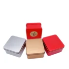 Manufacturers supply small square exquisite tinplate box New style tea tin box