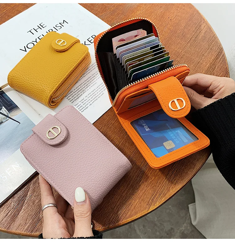 Women Credit Card Holder Card Case Wholesale Ladies Mini purse Travel wallet Fashionable PU leather Lychee Pattern Elegant Gift, Black, pink, yellow, red, orange
Women Credit Card Holder Card Case Wholesale Ladies Mini purse Travel wallet Fashionable PU leather Lychee Pattern Elegant Gift, Black, pink, yellow, red, orange