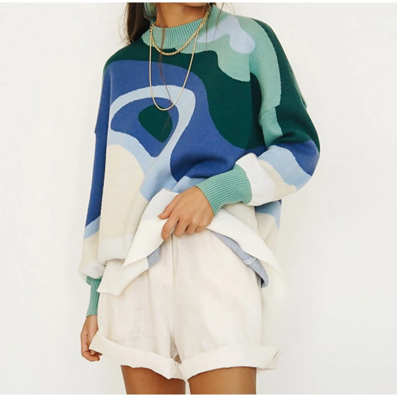 Private Label Perempuan Intarsia High Quality Crewneck Womens Knit Graphic Woman Jumpers Multi Color Y2K Sweaters, Pink,brown,sky blue,white or custom
Private Label Perempuan Intarsia High Quality Crewneck Womens Knit Graphic Woman Jumpers Multi Color Y2K Sweaters, Pink,brown,sky blue,white or custom