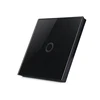 Tempered Glass Touch Panel Wireless Remote Control 433MHz Universal 86 Wall RF Transmitter for Bedroom Lights