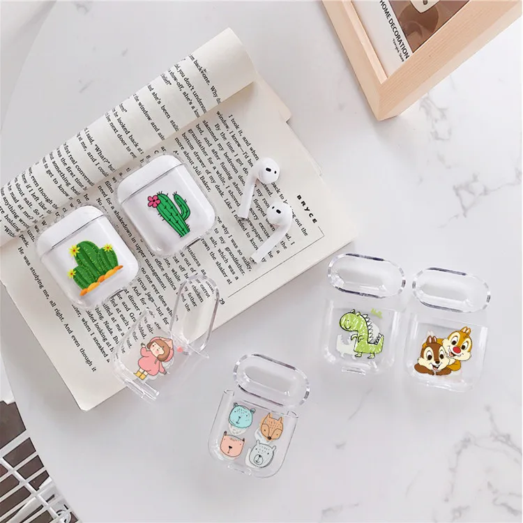 Cute pattern hard transparent wireless earphone protective case cover for Apple Airpods
Cute pattern hard transparent wireless earphone protective case cover for Apple Airpods