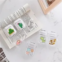 Cute pattern hard transparent wireless earphone protective case cover for Apple Airpods
Cute pattern hard transparent wireless earphone protective case cover for Apple Airpods