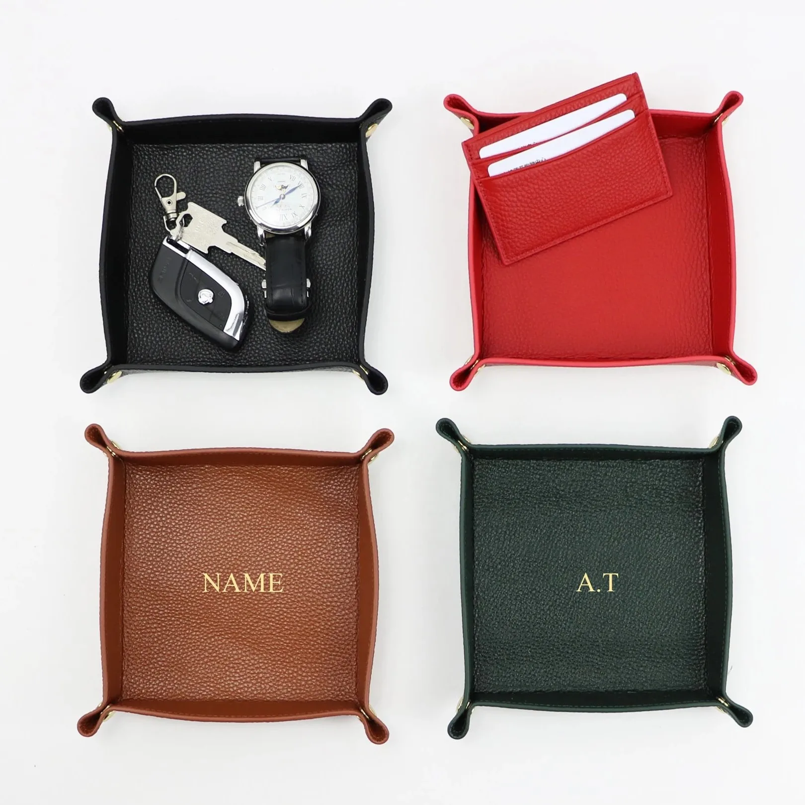 Free customized logo luxury display storage tray plates jewelry organizer leather tray
Free customized logo luxury display storage tray plates jewelry organizer leather tray