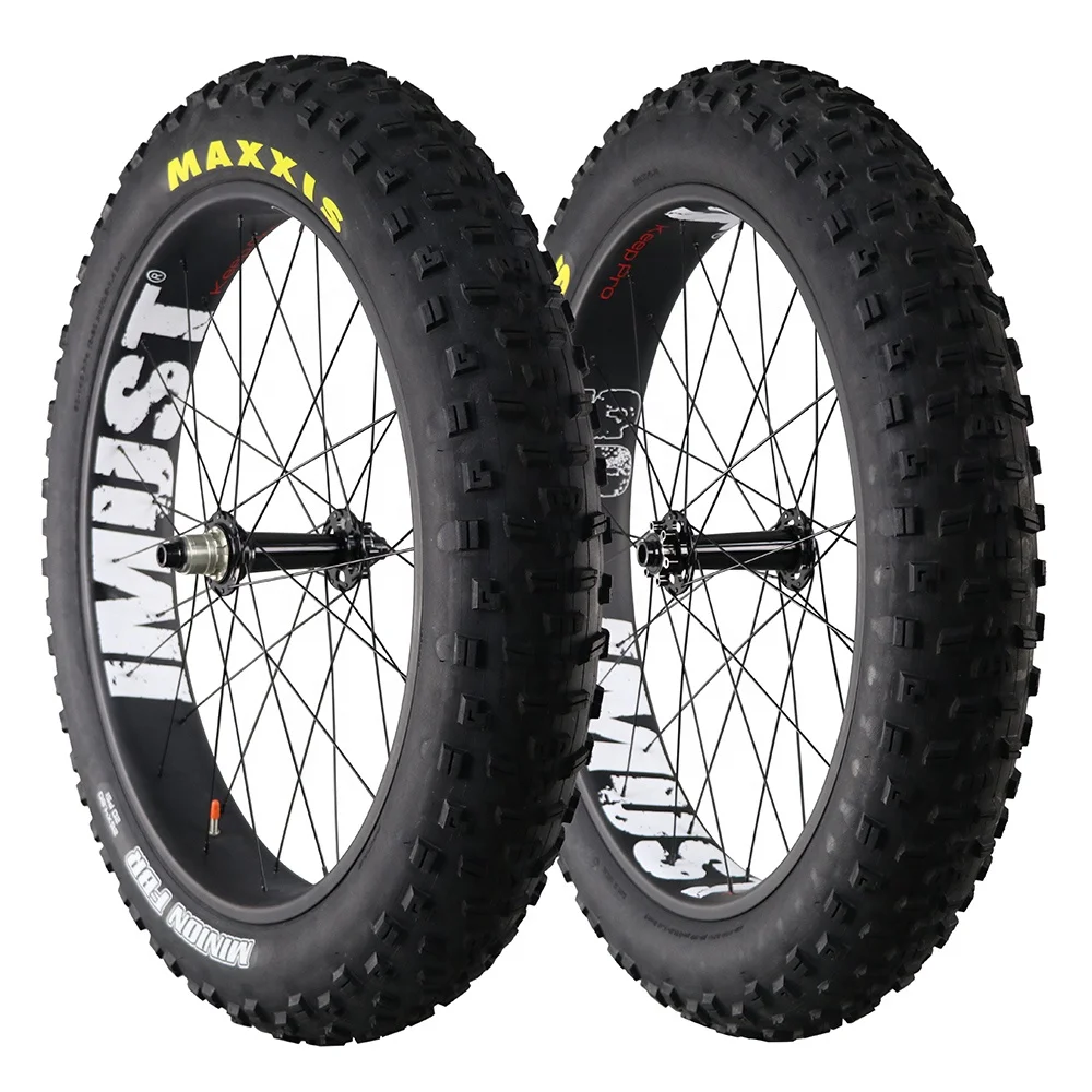 China fatbike wheel carbon snow wheels 90mm width max tire 26*4.8'' 
China fatbike wheel carbon snow wheels 90mm width max tire 26*4.8''