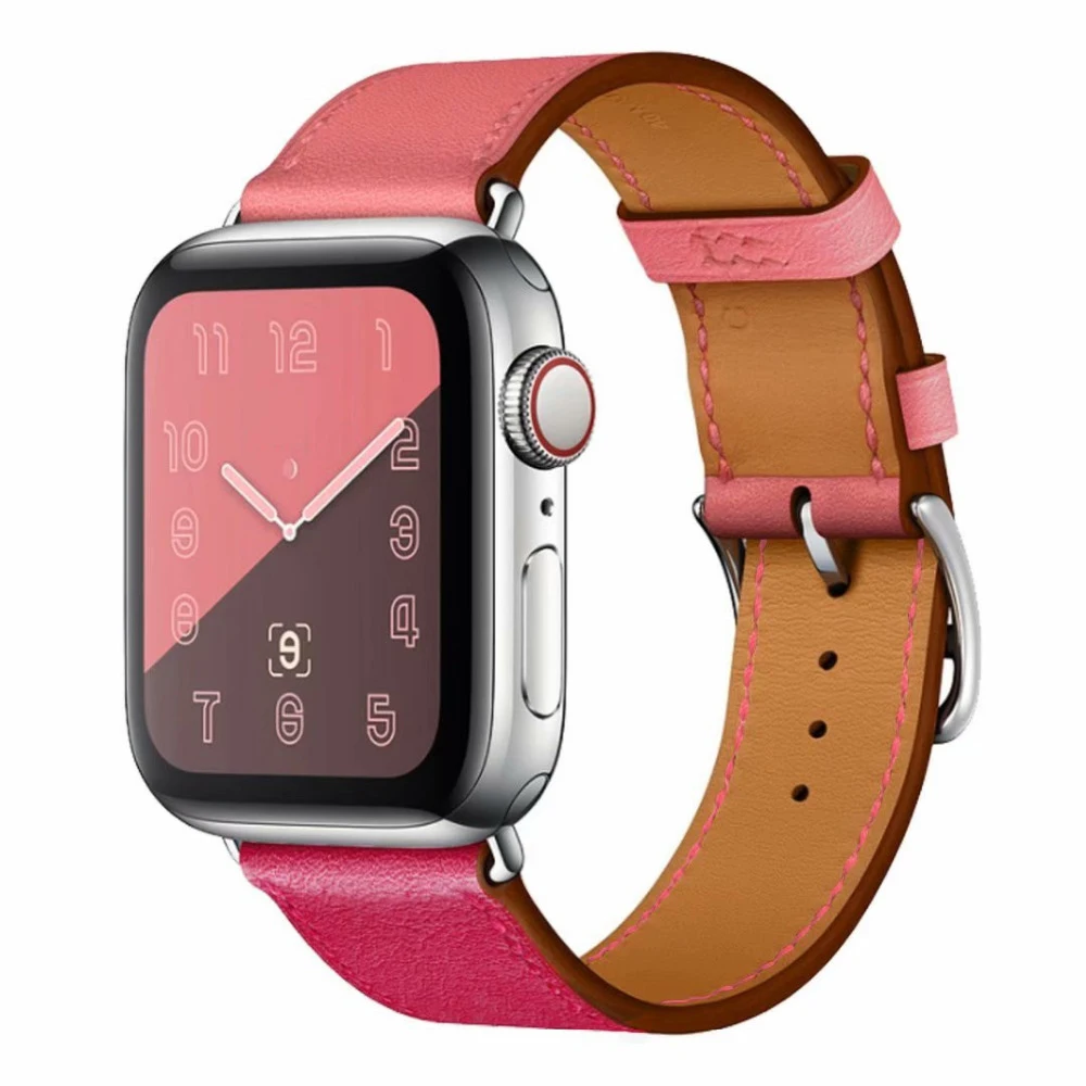 ShanHai Double Tour Band for Apple Watch Series 5 4 3 2 Strap for iWatch Belt High Quality Genuine Leather Loop 38/40mm 42/44mm, Multi-color optional or customized
ShanHai Double Tour Band for Apple Watch Series 5 4 3 2 Strap for iWatch Belt High Quality Genuine Leather Loop 38/40mm 42/44mm, Multi-color optional or customized