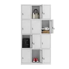Wholesale High Quality12 Door Armoire Cabinet Steel Wardrobe Locker