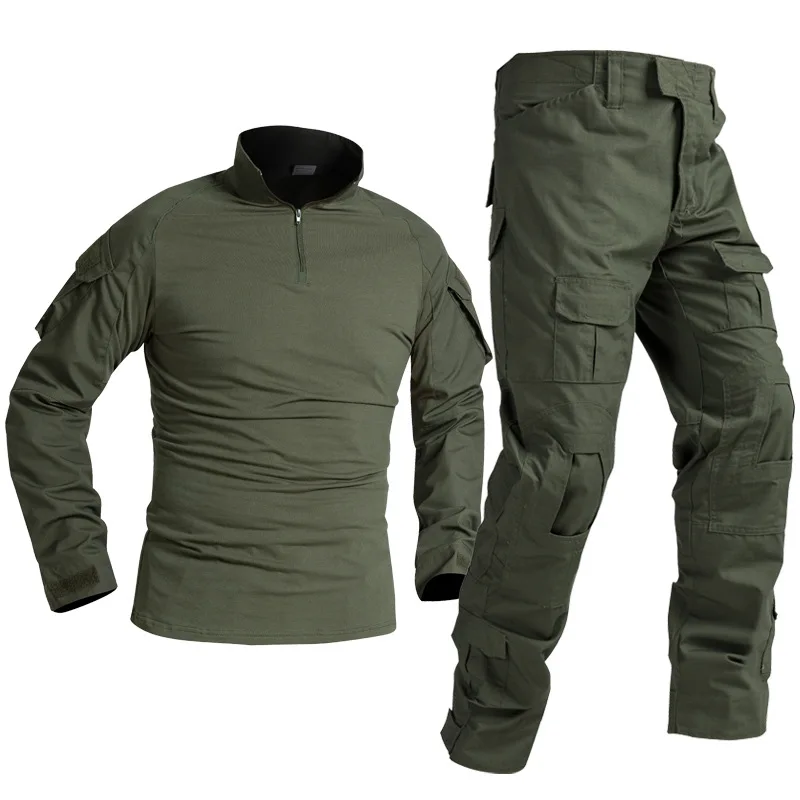 2021 Autumn spring men's tactical uniforms oversize long sleeve cotton shirt waterproof tactical pants essential set for men
2021 Autumn spring men's tactical uniforms oversize long sleeve cotton shirt waterproof tactical pants essential set for men
