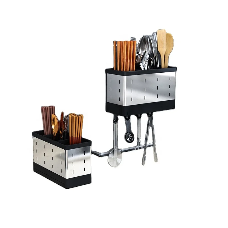 . Wholesale Modern Stainless steel wall mounted kitchen storage shelf chopsticks holder cutlery holder
. Wholesale Modern Stainless steel wall mounted kitchen storage shelf chopsticks holder cutlery holder