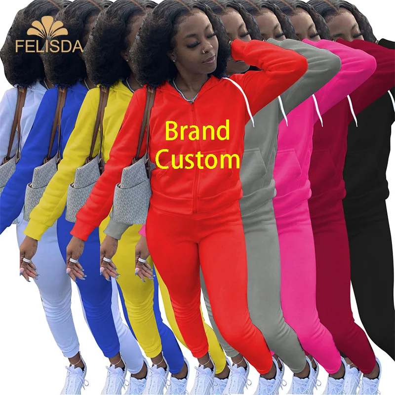 2021 New Autumn Sports Tracksuit Set Women's Hoodies Zipper Tops Warm Jogging Suit Wholesale Joggers Women Two Piece Set
2021 New Autumn Sports Tracksuit Set Women's Hoodies Zipper Tops Warm Jogging Suit Wholesale Joggers Women Two Piece Set