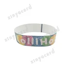 RFID Thermal Wristband Waterproof Disposable tearproof Customized Printing UHF/HF/LF High quality short delivery