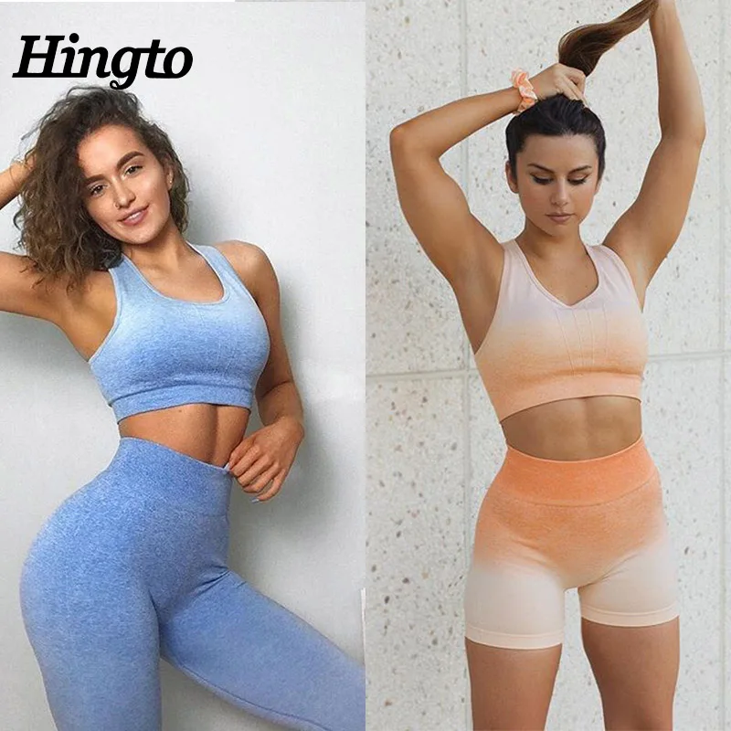 Women's Gym Crop Top Compression Workout Yoga Clothes Athletic Short/Long Sleeve Shirt Pants Fitness&Yoga Wear Set
Women's Gym Crop Top Compression Workout Yoga Clothes Athletic Short/Long Sleeve Shirt Pants Fitness&Yoga Wear Set