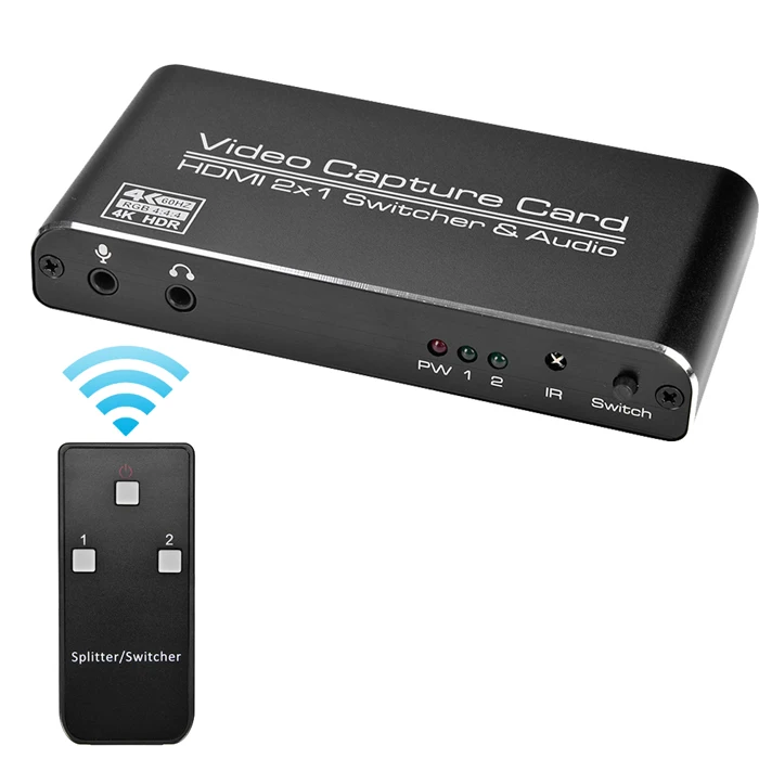 2 Channel 4K HDMI Video Capture Card HDMI To USB 3.0 Video Capture Board Game Record Live Streaming Broadcast Local Loop Out
2 Channel 4K HDMI Video Capture Card HDMI To USB 3.0 Video Capture Board Game Record Live Streaming Broadcast Local Loop Out