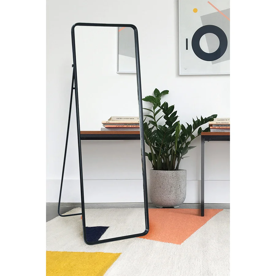 Free Shipping Modern Full Length Dressing Floor Mirror with Free Stand, Black
Free Shipping Modern Full Length Dressing Floor Mirror with Free Stand, Black