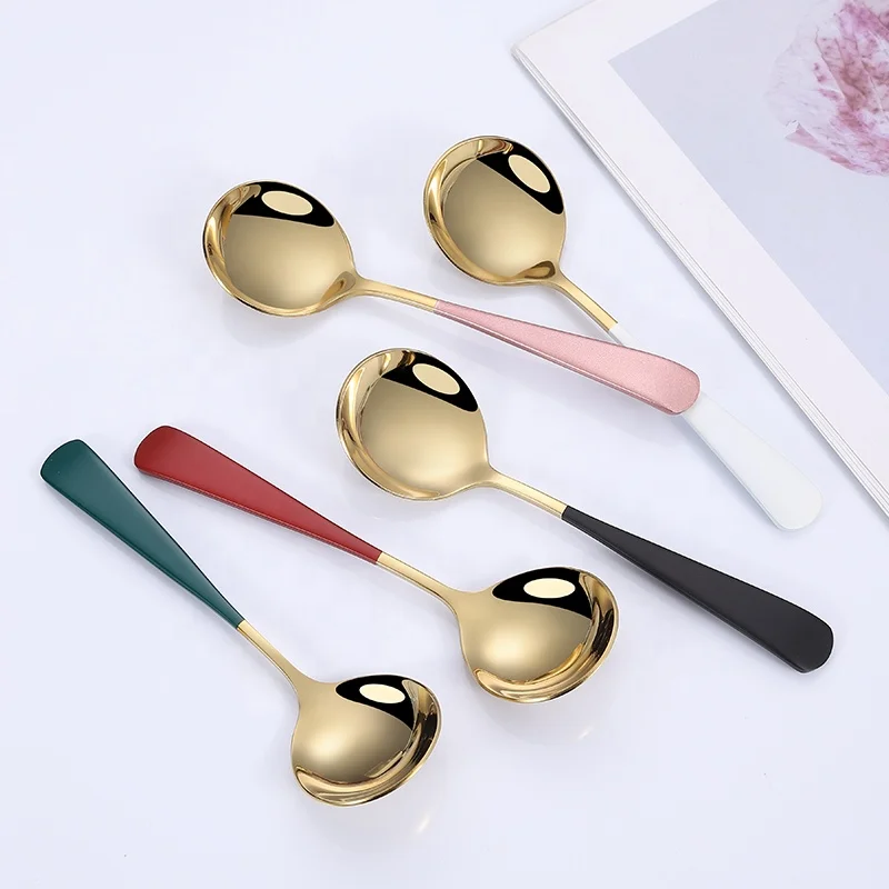 Hot-sale Fashional Round Spoon 18/10 Stainless Steel Spoon For Children Hotel Restaurant Home, Customized color
Hot-sale Fashional Round Spoon 18/10 Stainless Steel Spoon For Children Hotel Restaurant Home, Customized color