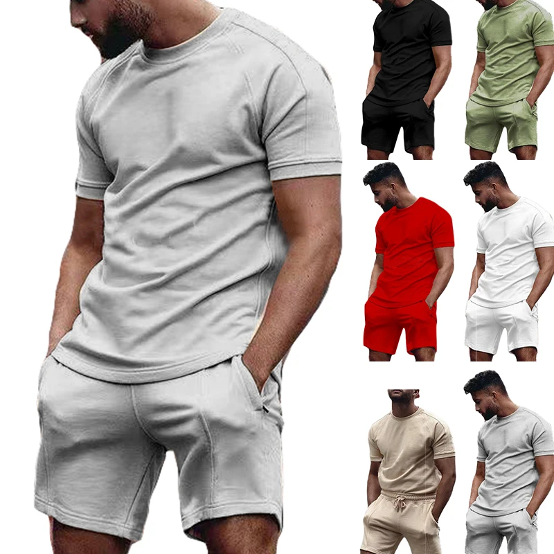 2022 Summer Clothing 2022 Men's Sets Fashion Solid Custom Logo Men T Shirt And Shorts Set Mens Short Sets
2022 Summer Clothing 2022 Men's Sets Fashion Solid Custom Logo Men T Shirt And Shorts Set Mens Short Sets