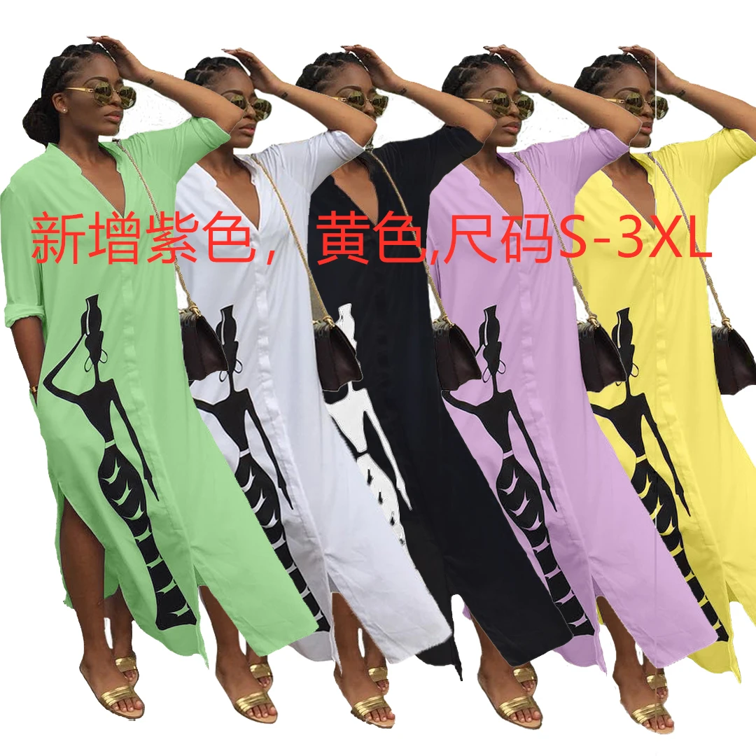 L042 Autumn women's fashion casual casual casual versatile Street V-neck Dress Set Plus Size
L042 Autumn women's fashion casual casual casual versatile Street V-neck Dress Set Plus Size