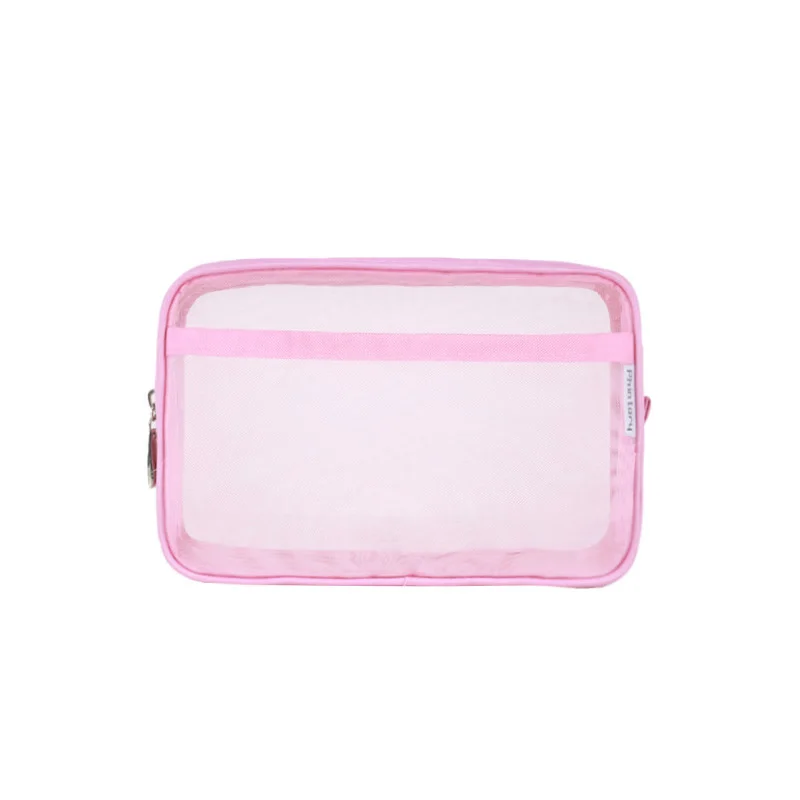 Large Capacity Travel Wash Grid Cosmetic Storage Bag Transparent Nylon Mesh Toiletry Bag With Zipper, Pink,blue,gray
Large Capacity Travel Wash Grid Cosmetic Storage Bag Transparent Nylon Mesh Toiletry Bag With Zipper, Pink,blue,gray