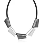 Packaging Customization Pendant Jewelry Necklace Custom Made Necklace Two-tone Irregular Circle Pendant Necklace Jewelry