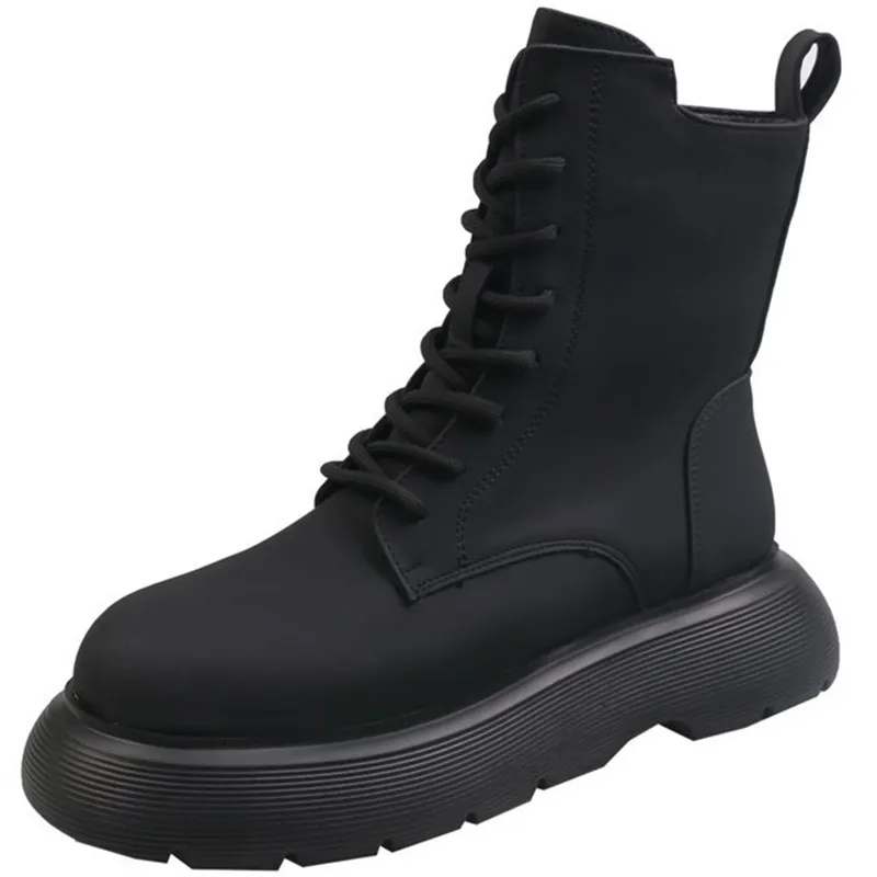 Dropshipping Custom Logo Women's Genuine Leather Chunky Boots Winter Short British Style Ankle Boot Luxury Casual Shoes
Dropshipping Custom Logo Women's Genuine Leather Chunky Boots Winter Short British Style Ankle Boot Luxury Casual Shoes