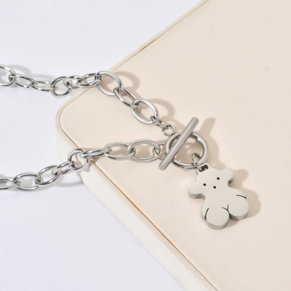 Stainless steel letter map heart pearl padlock bear OT buckle paperclip chain necklace pendants hip hop jewelry
Stainless steel letter map heart pearl padlock bear OT buckle paperclip chain necklace pendants hip hop jewelry