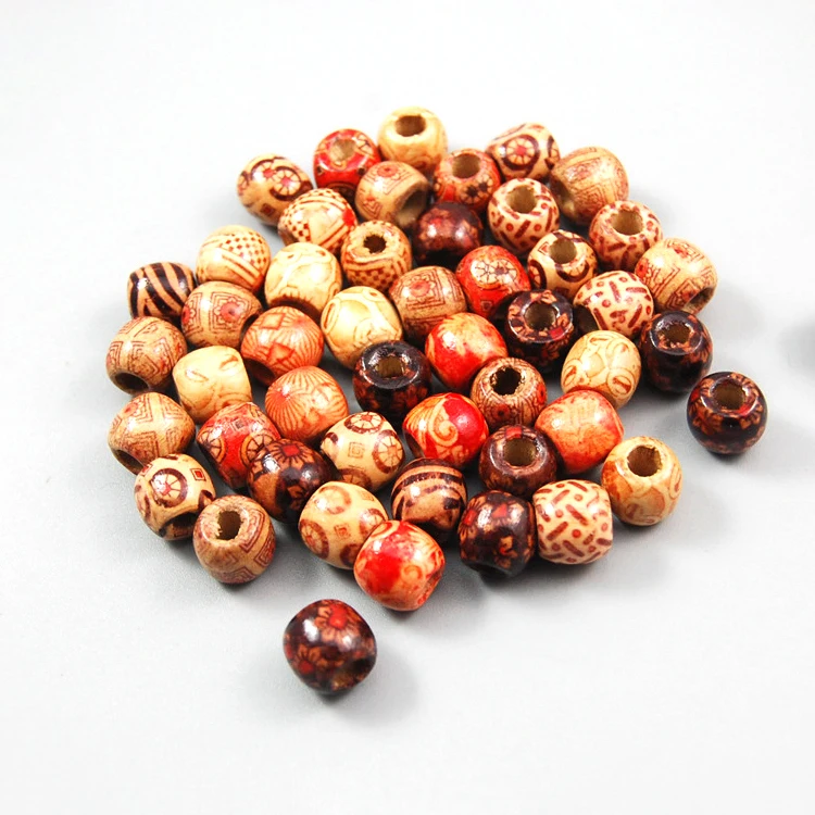 New Jewelry Beads Natural Wood Beads With Large Hole Beads For Hair, Art, Jewelry Making Finding, Colorful
New Jewelry Beads Natural Wood Beads With Large Hole Beads For Hair, Art, Jewelry Making Finding, Colorful
