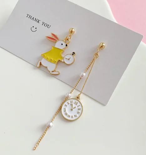 Cute Animal Rabbit Earrings Pearl Tassel Ear Jewelry Korean Earrings, Customized color
Cute Animal Rabbit Earrings Pearl Tassel Ear Jewelry Korean Earrings, Customized color