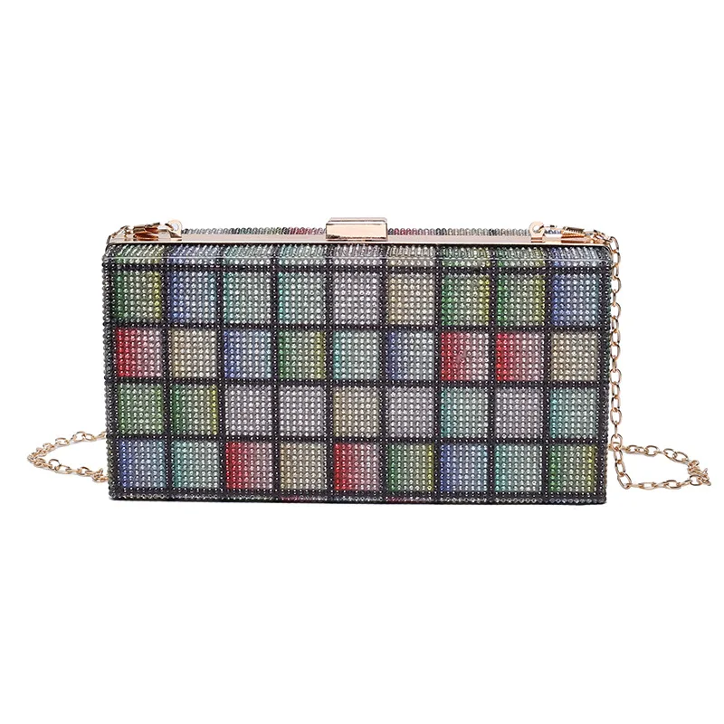 BM9316 Rainbow Diamond Wedding Clutch Bag Elegant Party Evening Clutch Purse and Handbag for Women Luxury Designer Crossbody Box
BM9316 Rainbow Diamond Wedding Clutch Bag Elegant Party Evening Clutch Purse and Handbag for Women Luxury Designer Crossbody Box