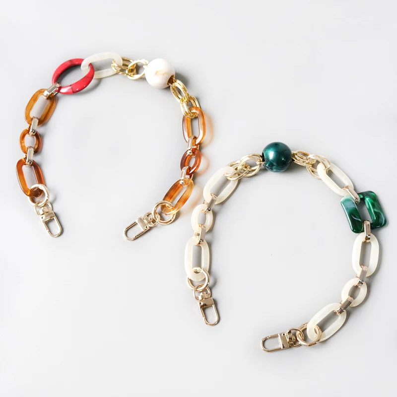 Meetee B-C062 Fashion Resin Bag Chain Colorful Bead Acrylic Strap Links for Handbag Ladies Shoulder Bags Decorative Replacement, Colors
Meetee B-C062 Fashion Resin Bag Chain Colorful Bead Acrylic Strap Links for Handbag Ladies Shoulder Bags Decorative Replacement, Colors