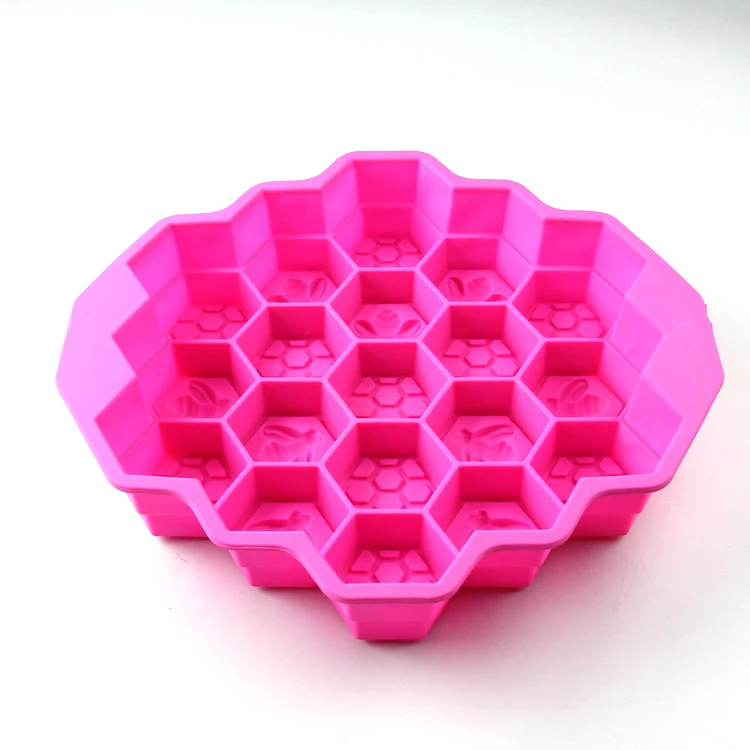 Honeycomb Silicone Mold 19-hole Silicone Baking Mould, Green/pink/purple/rose red/orange
Honeycomb Silicone Mold 19-hole Silicone Baking Mould, Green/pink/purple/rose red/orange
