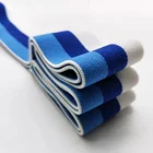 high quality stripe coloured super soft nylon knitted elastic band for Home Textile Fitness 4cm