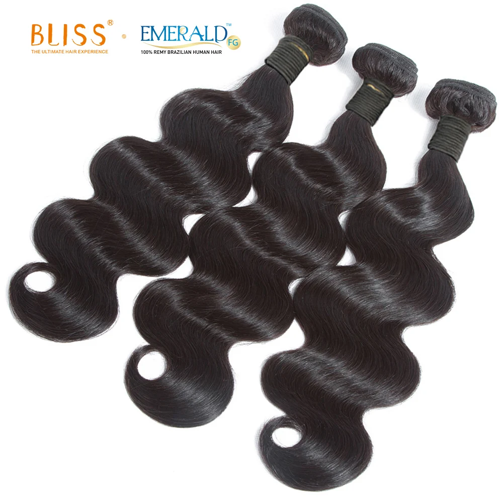 Bliss Emerald 100% Wholesale Human Hair Packets Tangle Free Natural 3 Bundles Body Wave Brazilian Wavy Human Hair Weaves Bundles
Bliss Emerald 100% Wholesale Human Hair Packets Tangle Free Natural 3 Bundles Body Wave Brazilian Wavy Human Hair Weaves Bundles