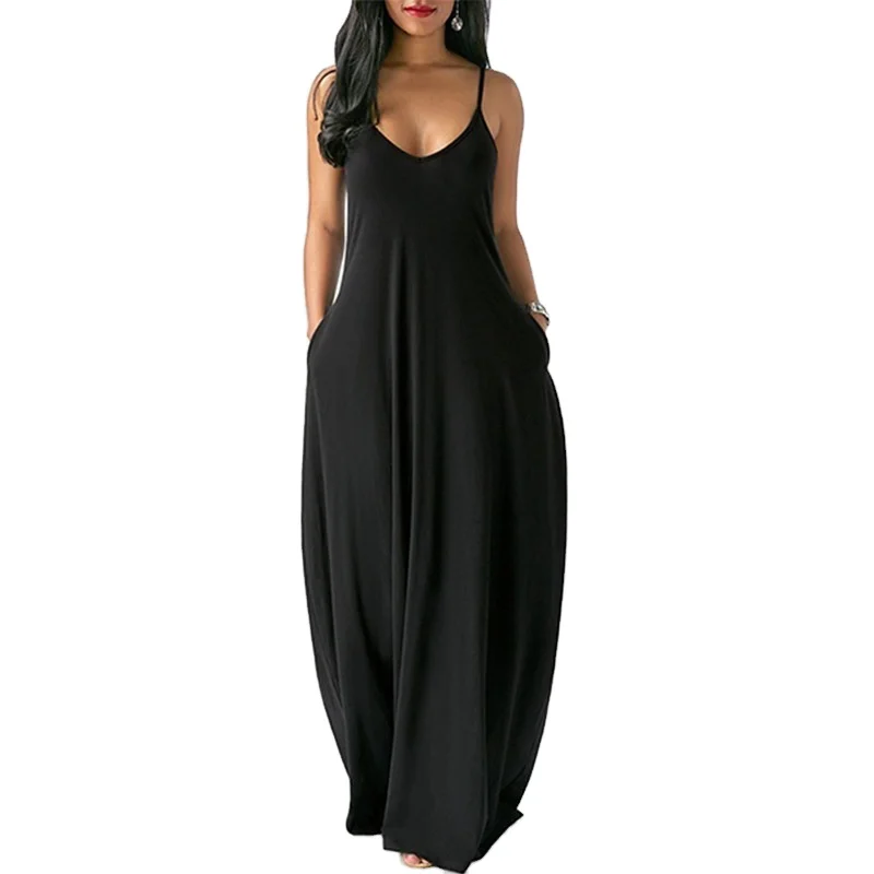 Women Summer Dress 2021 Casual Sleeveless Halter Solid Beach Long Dress Round Neck Sling Fashion Beach Clothes Plus Size 5XL, S-5xl
Women Summer Dress 2021 Casual Sleeveless Halter Solid Beach Long Dress Round Neck Sling Fashion Beach Clothes Plus Size 5XL, S-5xl
