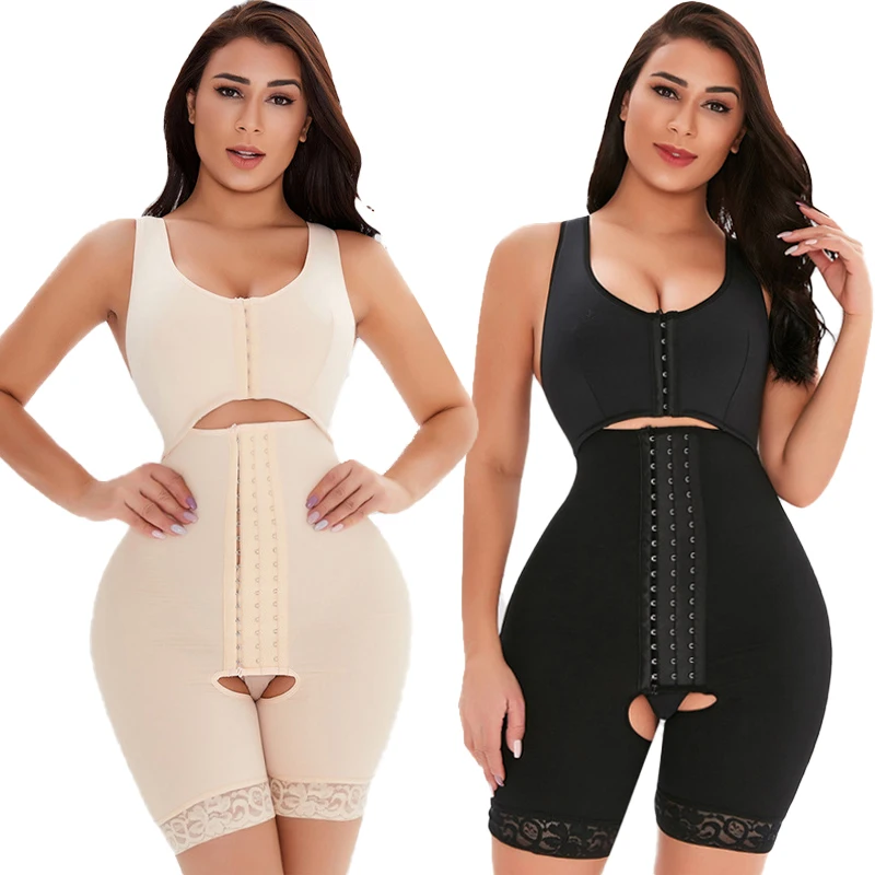 Hot Selling Faja Post Op Shapewear Fajas Post Operatoria Hooks Full Body Shapewear Waist Trainer Body Shaper Bodysuits for Women
Hot Selling Faja Post Op Shapewear Fajas Post Operatoria Hooks Full Body Shapewear Waist Trainer Body Shaper Bodysuits for Women