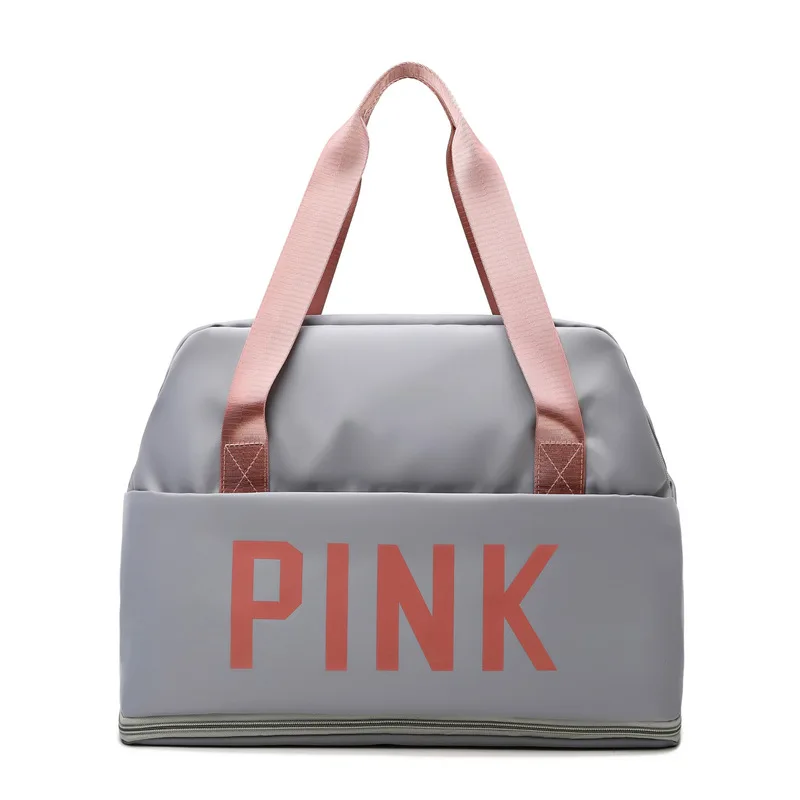 Fashionable waterproof glitter ladies yoga fitness travel bag women custom logo duffle bag with pink gym bags
Fashionable waterproof glitter ladies yoga fitness travel bag women custom logo duffle bag with pink gym bags