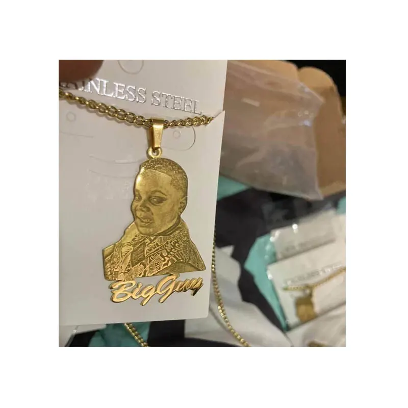 New Products Personalized Picture Pendant Necklace Stainless Steel Private Custom Name Photo Necklace As Commemorative Gift, As photo
New Products Personalized Picture Pendant Necklace Stainless Steel Private Custom Name Photo Necklace As Commemorative Gift, As photo