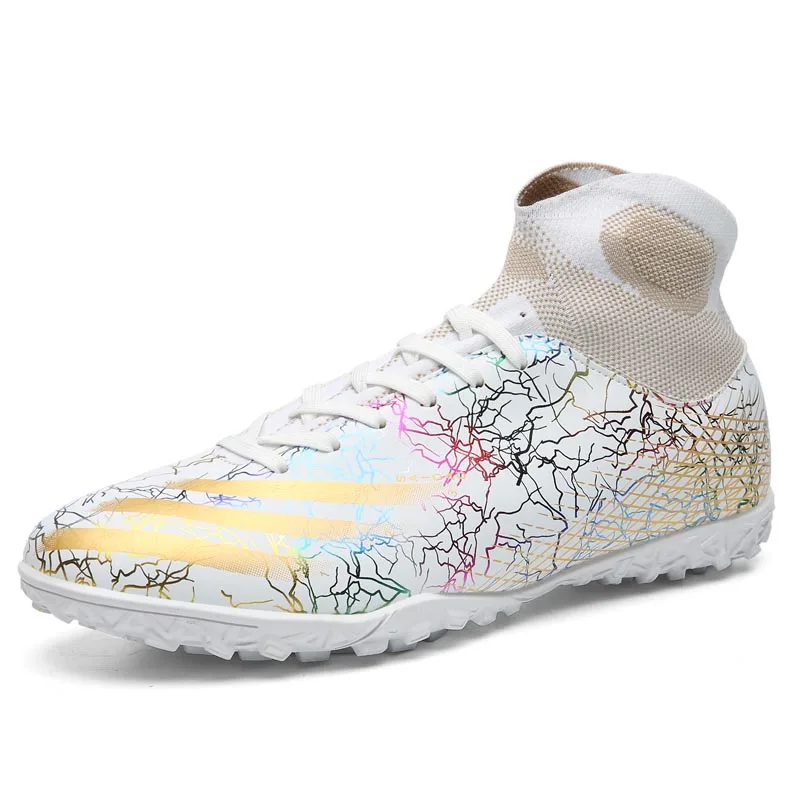 New Listing High-Top Football Shoes Artificial Grass Large Size Training Sneakers For Men Women, 3 colors
New Listing High-Top Football Shoes Artificial Grass Large Size Training Sneakers For Men Women, 3 colors