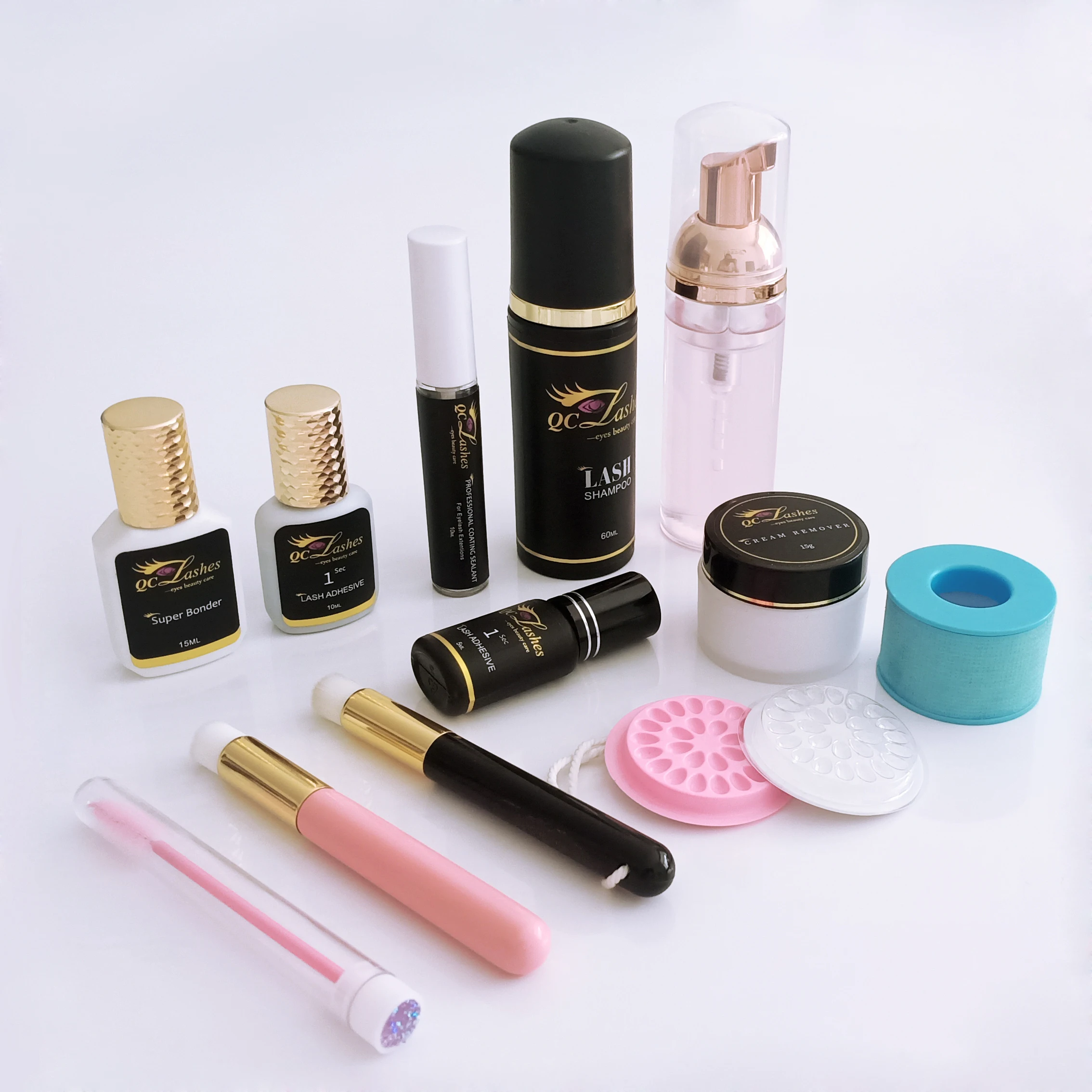 Hot selling Eyelash Extension Kits Eyelash Glue lash shampoo lash cleaner Professional Eyelash Extension Tools, Clear/white/gold/rose gold
Hot selling Eyelash Extension Kits Eyelash Glue lash shampoo lash cleaner Professional Eyelash Extension Tools, Clear/white/gold/rose gold